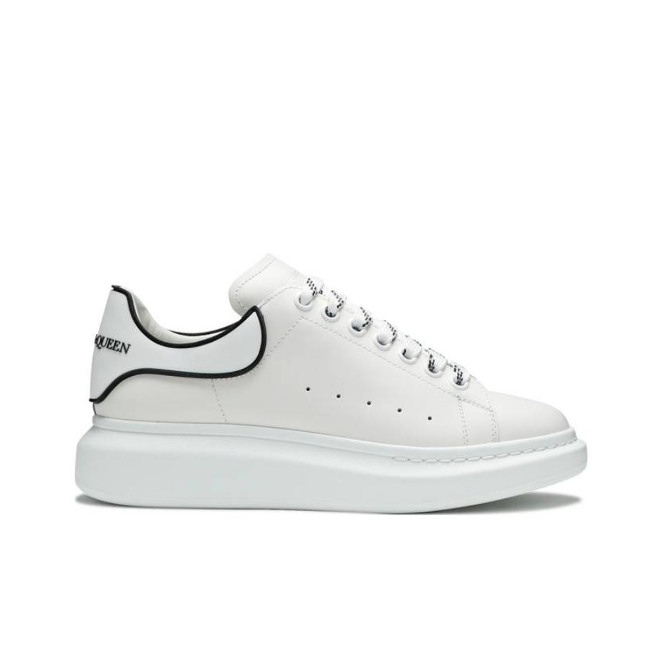 Alexander McQueen™ | Oversized White Sneakers with Black Trim