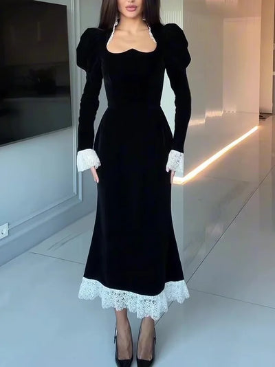 Célarisse™ | Velvet Evening Gown