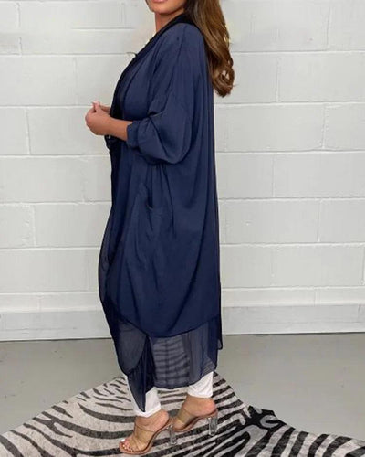 Serelina™ | Silky Loose V-Neck Top