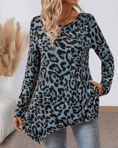 LeaWild™ | Versatile Leopard Print Tee