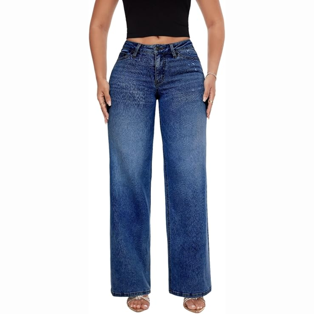 Veyra – Wide-Leg Baggy Jeans
