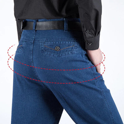 Noirden™ | High-Waist Straight Jeans for Men