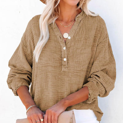 BreezyEase™ Oversized Button Shirt
