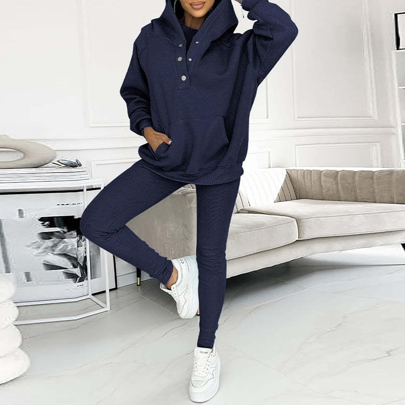 Calmlily™ | 3-Piece Oversized Hoodie & Sweat Set