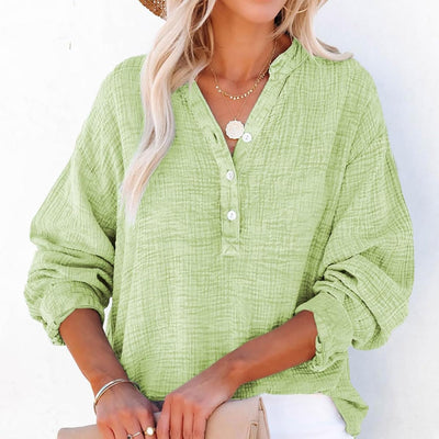 BreezyEase™ Oversized Button Shirt