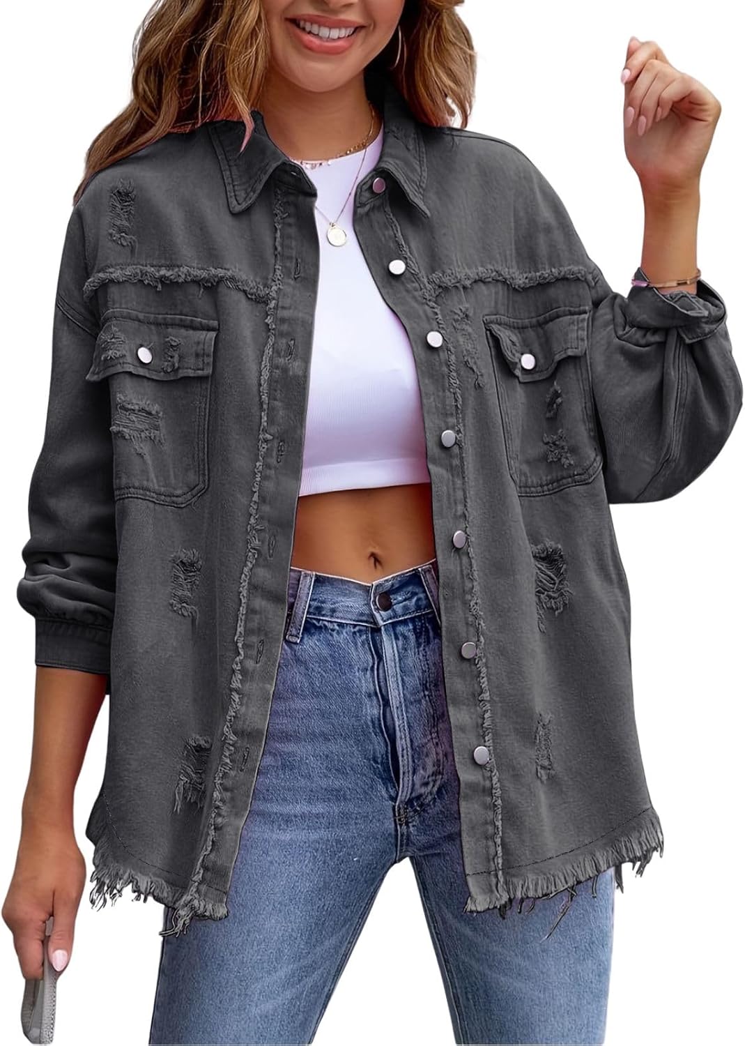 Coastline™ Denim Shacket