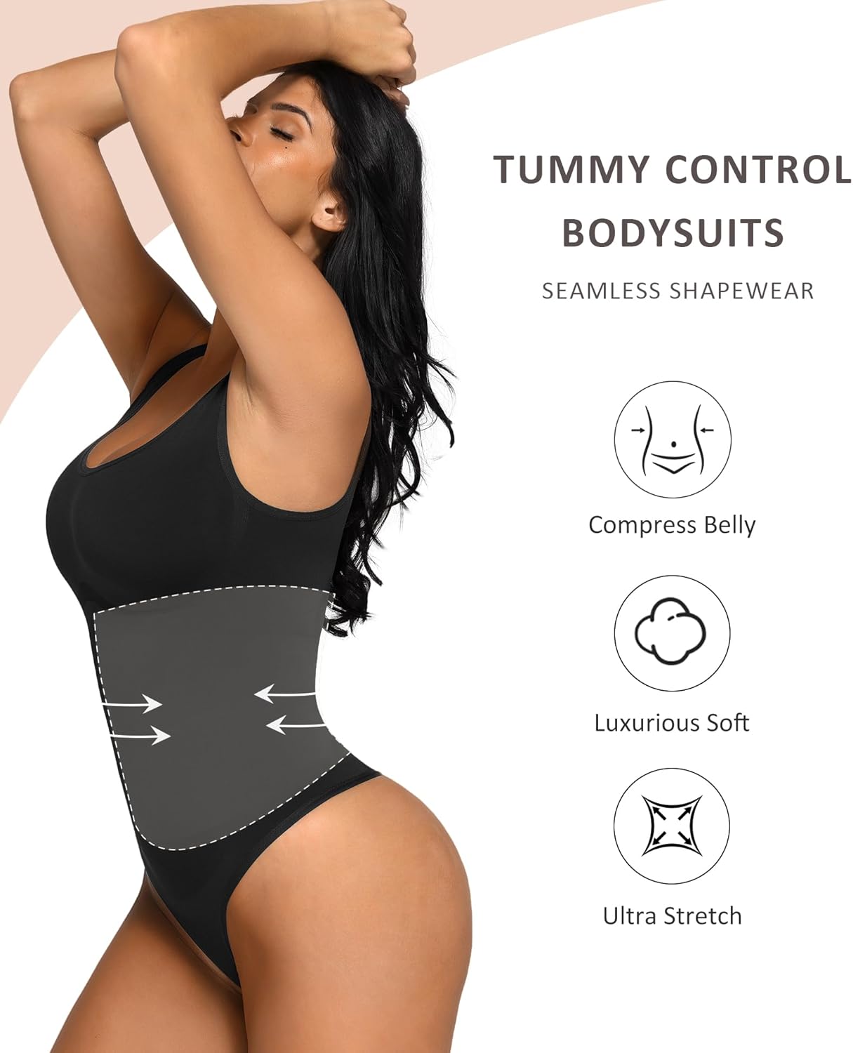 Sculvera™ | Seamless Tummy Control Shaping Bodysuit