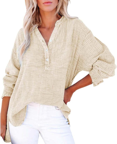 BreezyEase™ Oversized Button Shirt