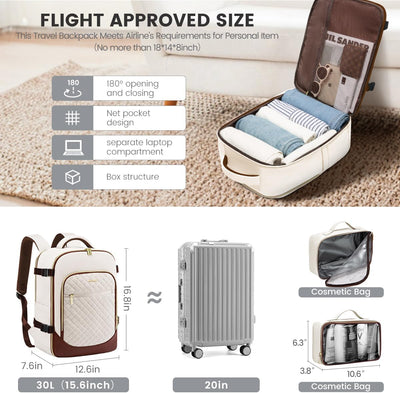 VoyagePro™ 40L Travel Backpack & Cube Set