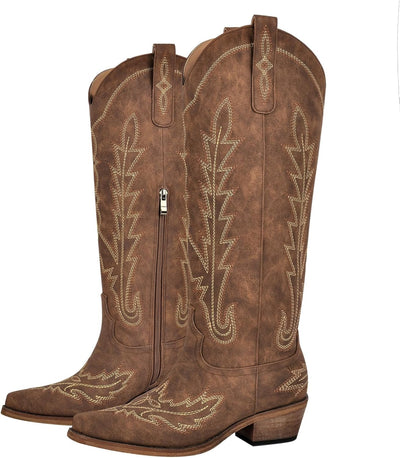 SierraGrace™ Embroidered Cowgirl Boots