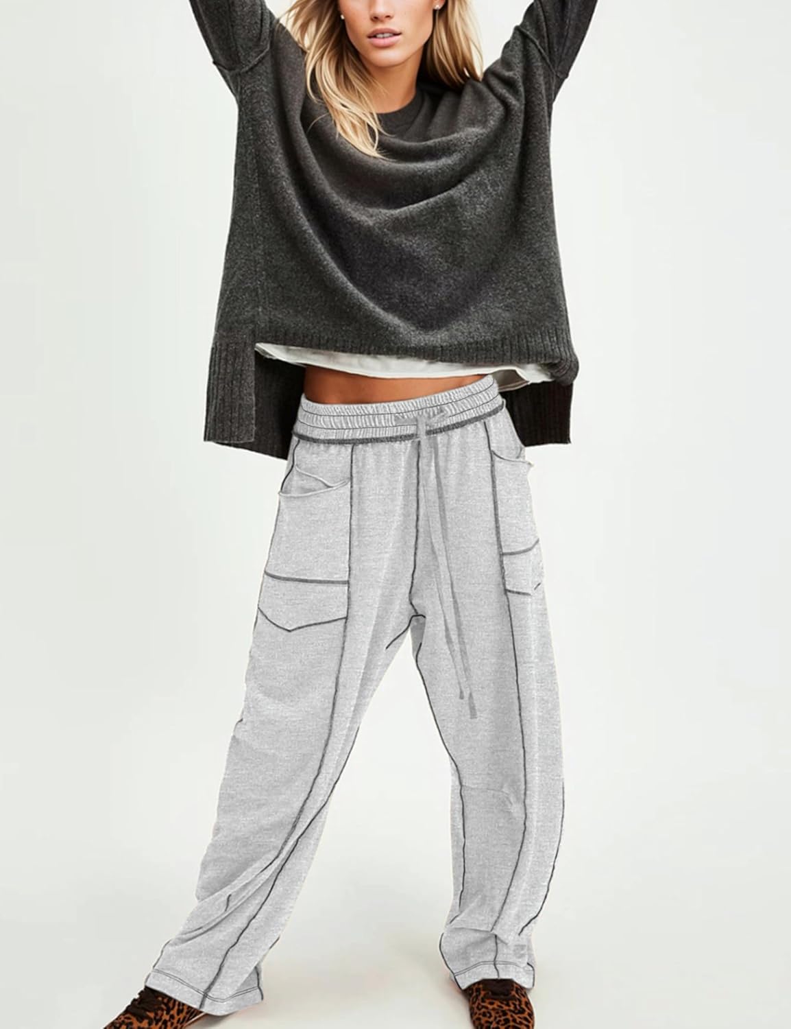 Luxe Wide‑Leg Joggers