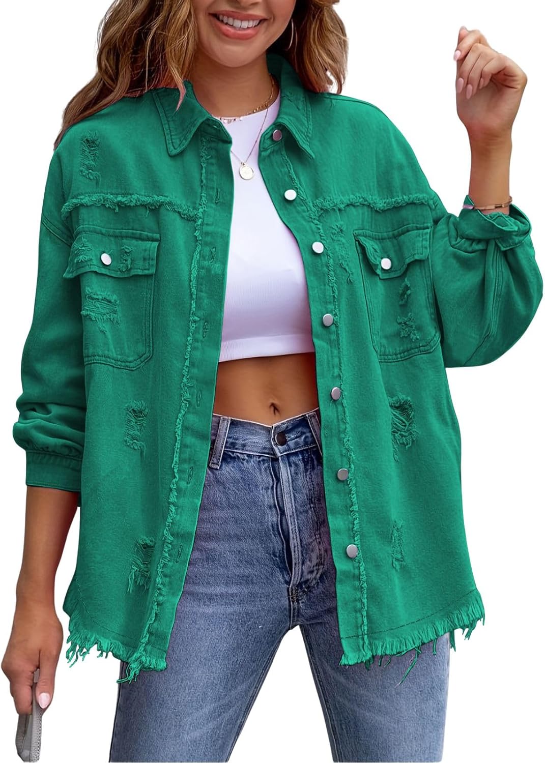 Coastline™ Denim Shacket