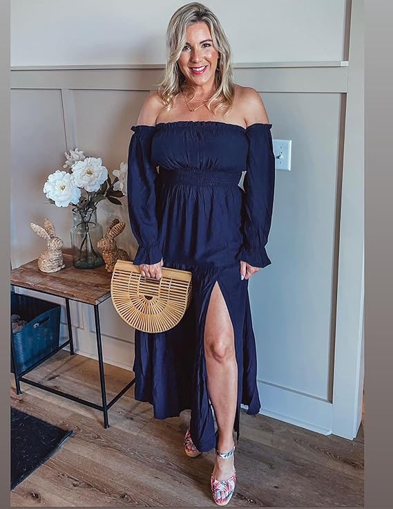 LAVA™ | Off-Shoulder Boho Maxi Dress