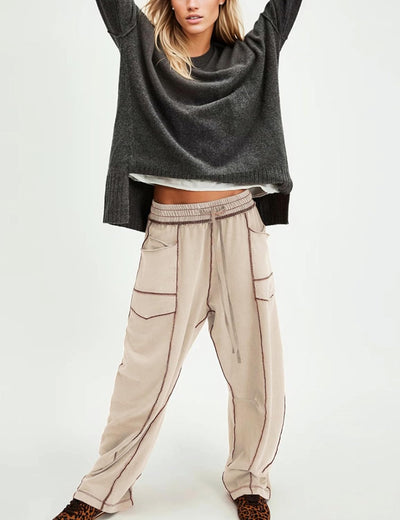 Luxe Wide‑Leg Joggers