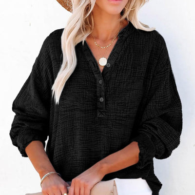 BreezyEase™ Oversized Button Shirt