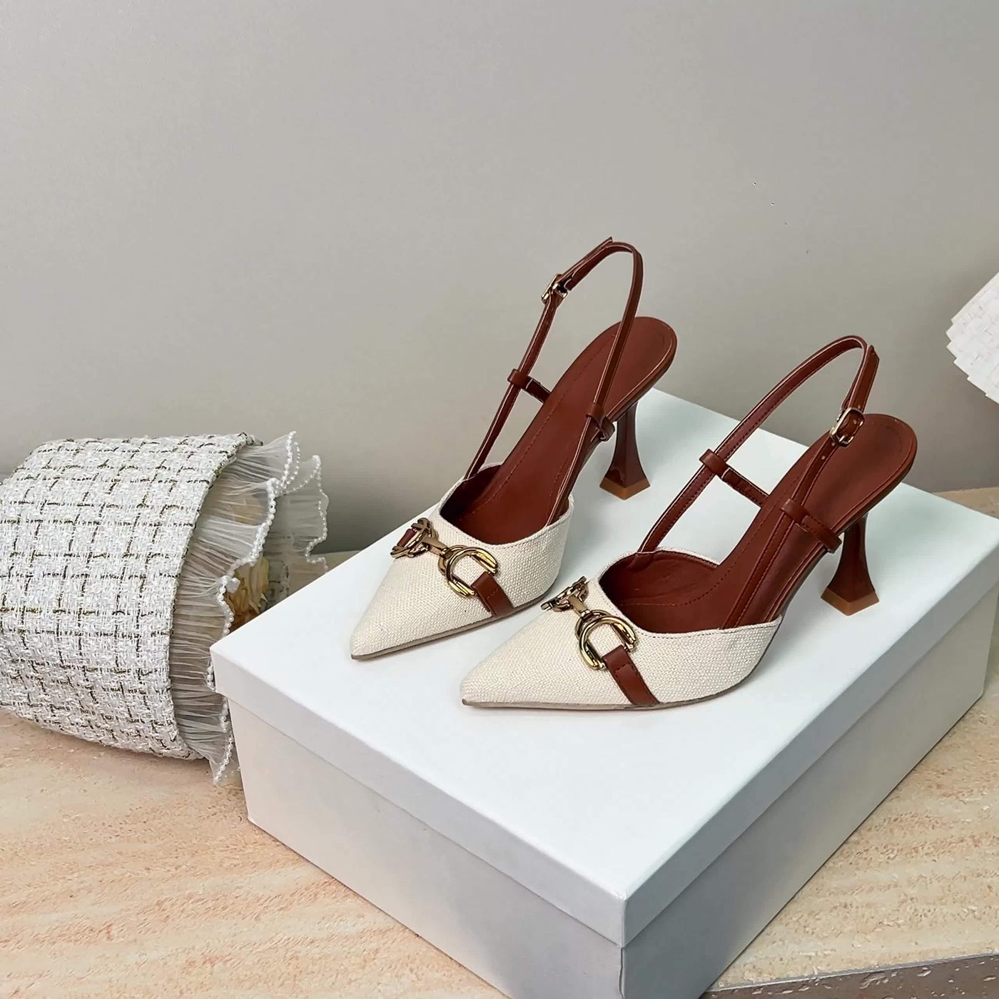 Aureline – Pointed Mule Heels