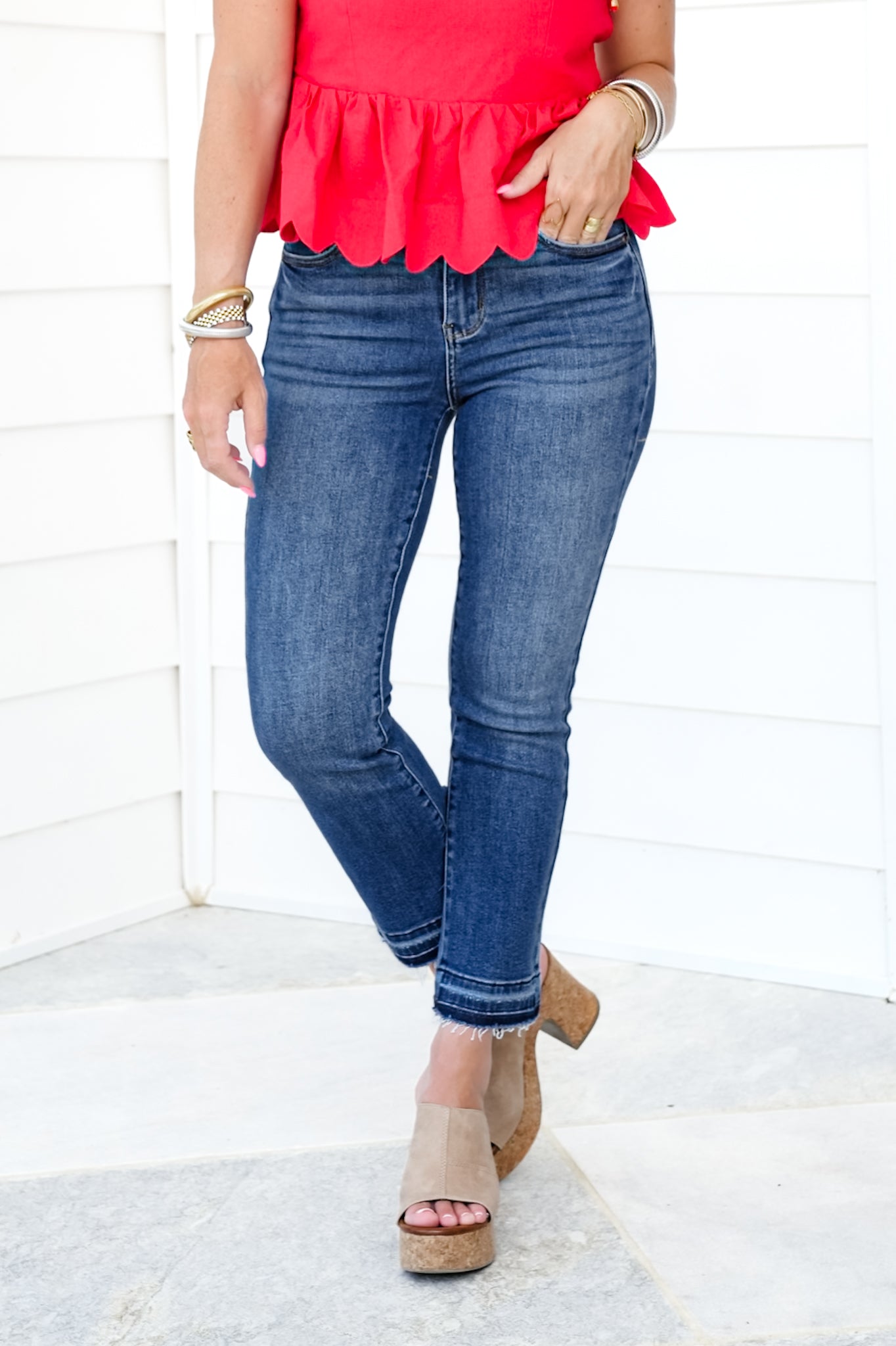 VintageWave™ High‑Rise Kick Flare Jeans