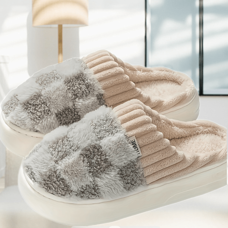 PlushEase™ Cozy Slip-On Slippers