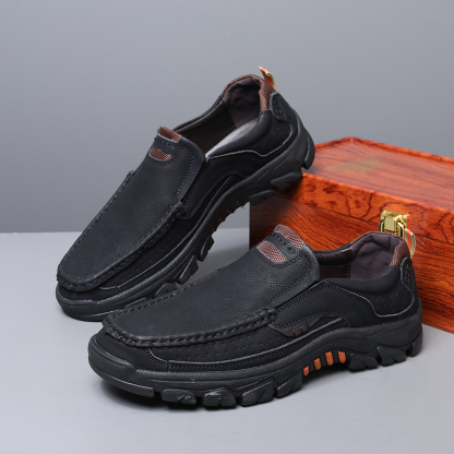 💥70% OFF💥Men's Slip-On Orthopedic Shoes Comfortable Wide Toe Arch Support Sneakers Relieve Foot and Protect Ankles