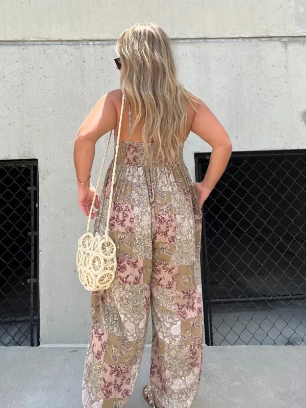 FlowEase™ Printed Jumpsuit
