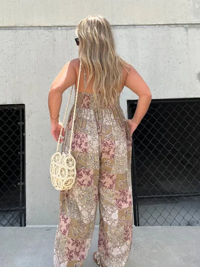 FlowEase™ Printed Jumpsuit