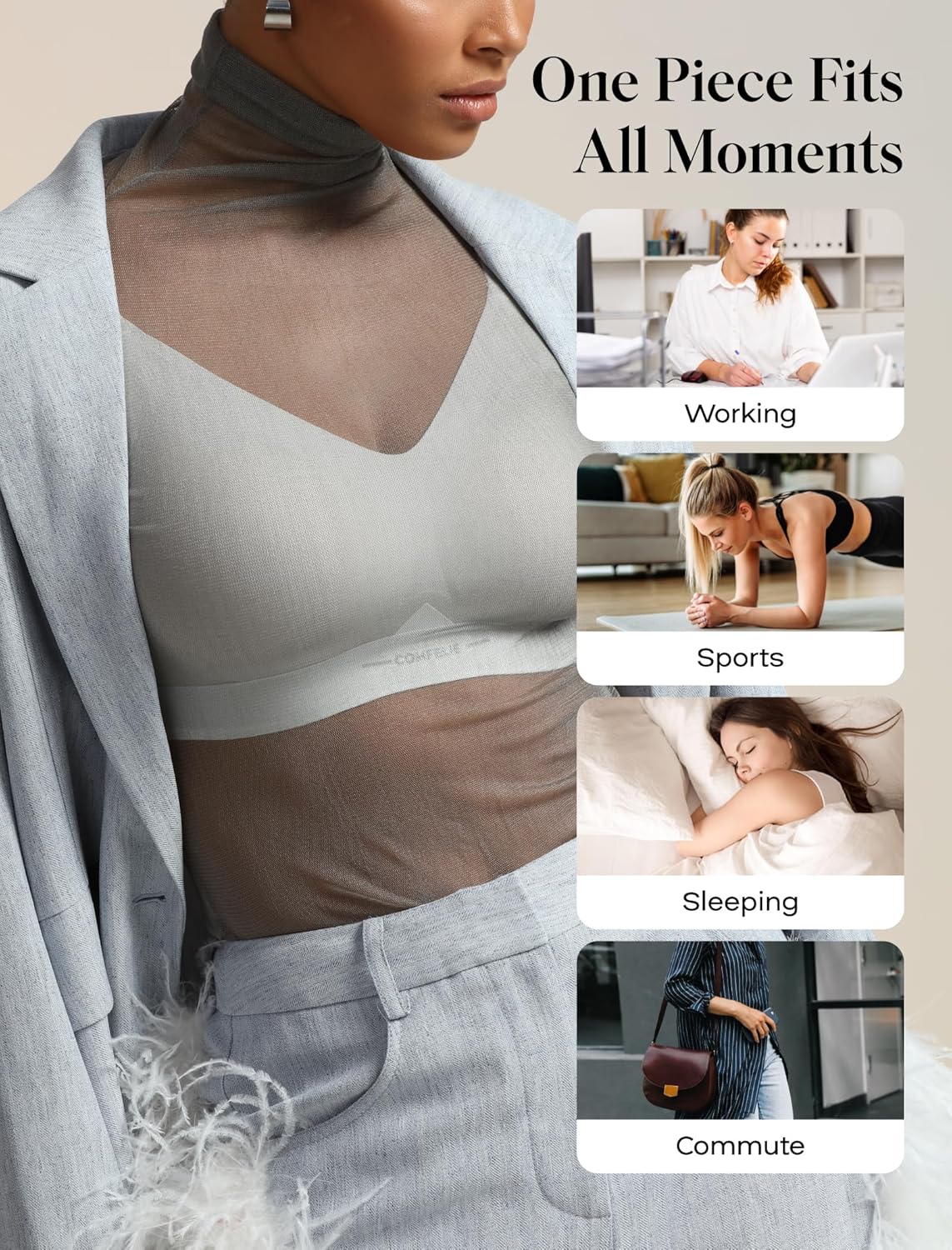 SereniSoft™ Seamless Comfort Bralette