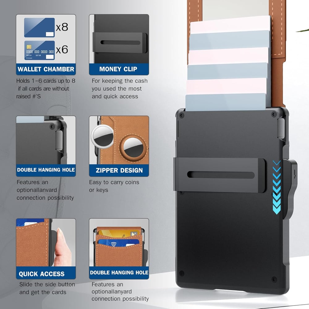 Leather Card Slots Wallet