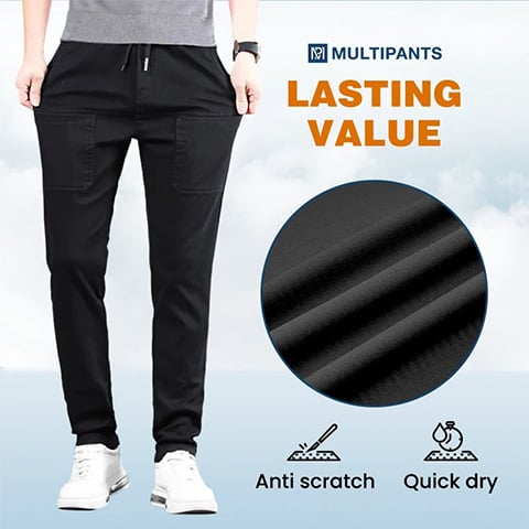 MultiPants™ – High Stretch Multi-Pocket Durable Cargo Pants