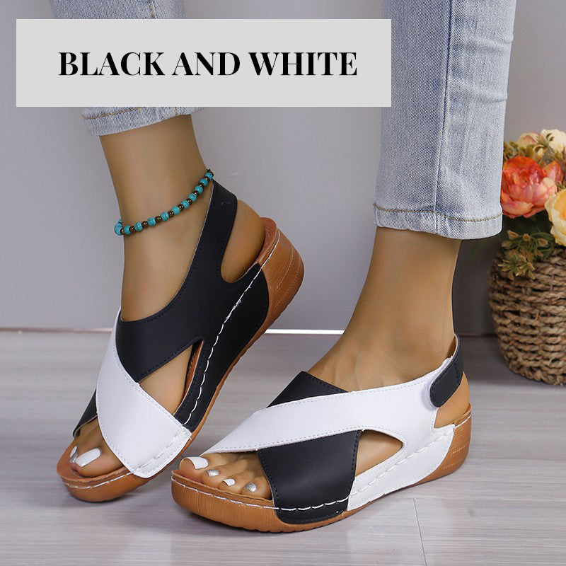 OrthoEase™ Slanted Heel Sandals