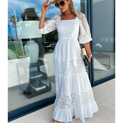 Reeven™ | Elegant Flowy Maxi Dress