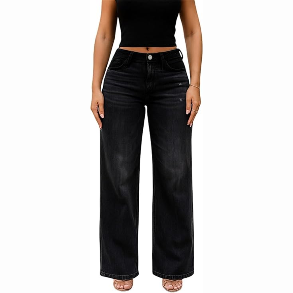 Veyra – Wide-Leg Baggy Jeans