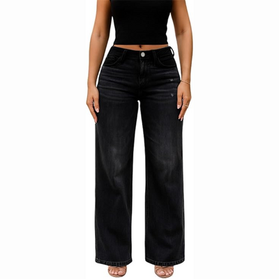 Veyra – Wide-Leg Baggy Jeans