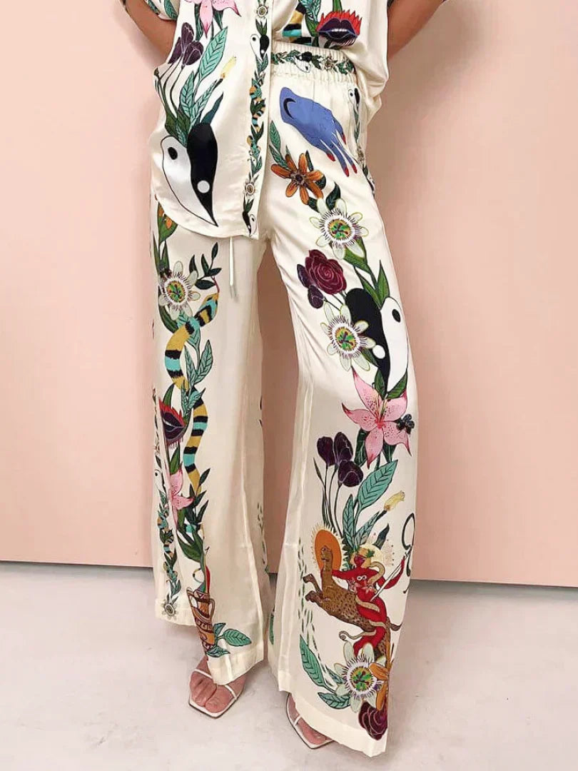 Hannah - Loose Satin Set