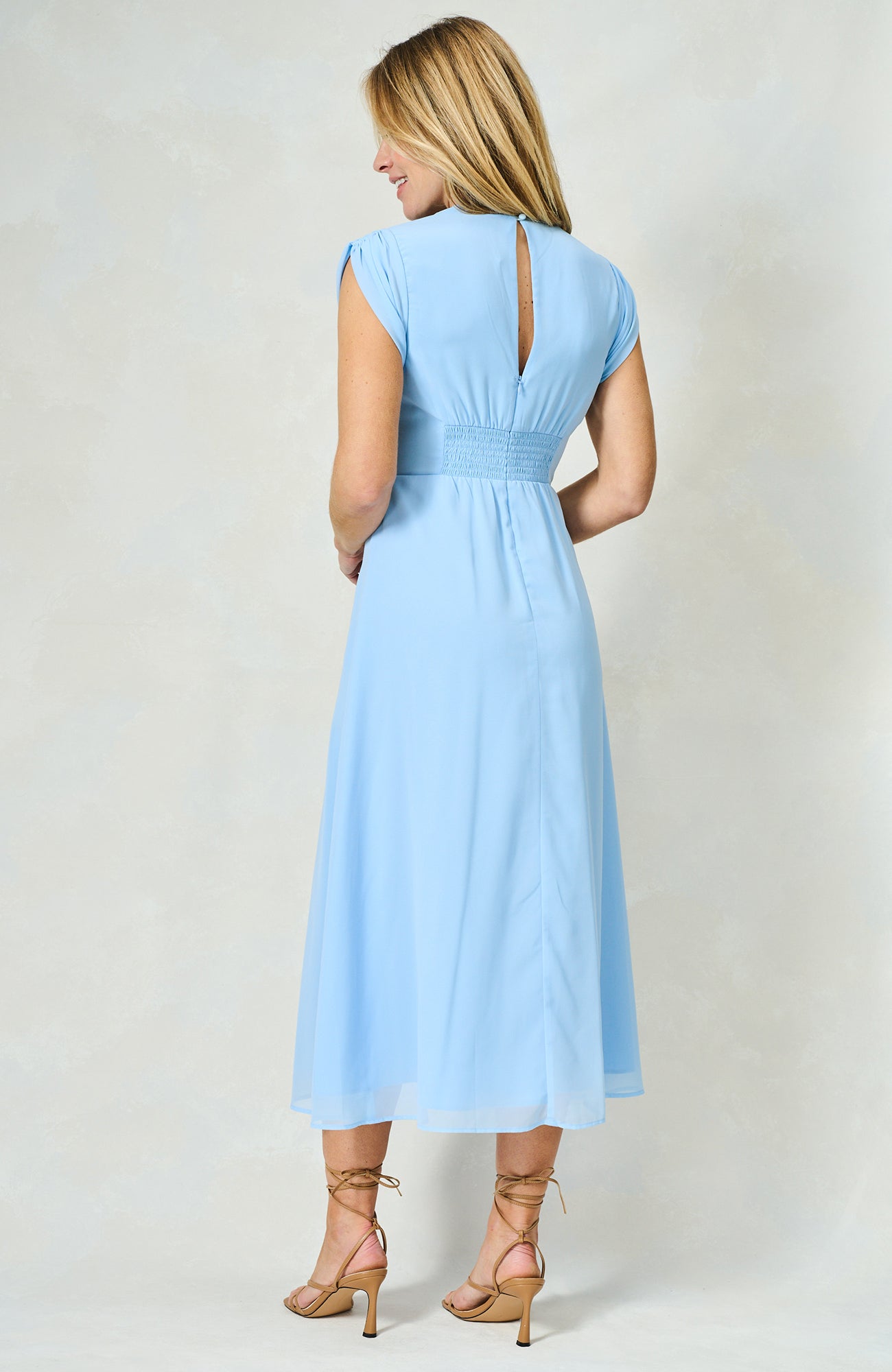 Elise™ | Floral Embroidered Midi Dress