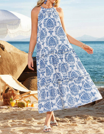 CoastalPulse™ Maxi Dress