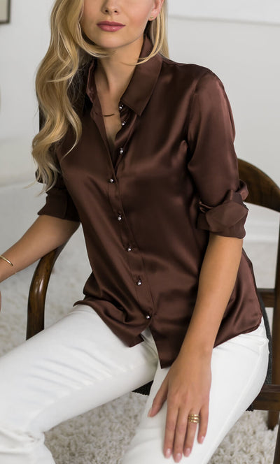 Milano Silk Blouse™ | Timeless Elegance in Motion