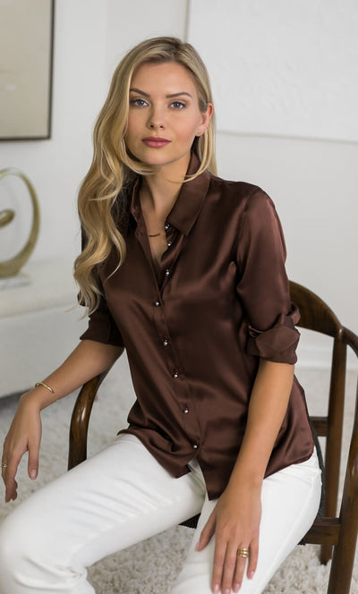 Milano Silk Blouse™ | Timeless Elegance in Motion
