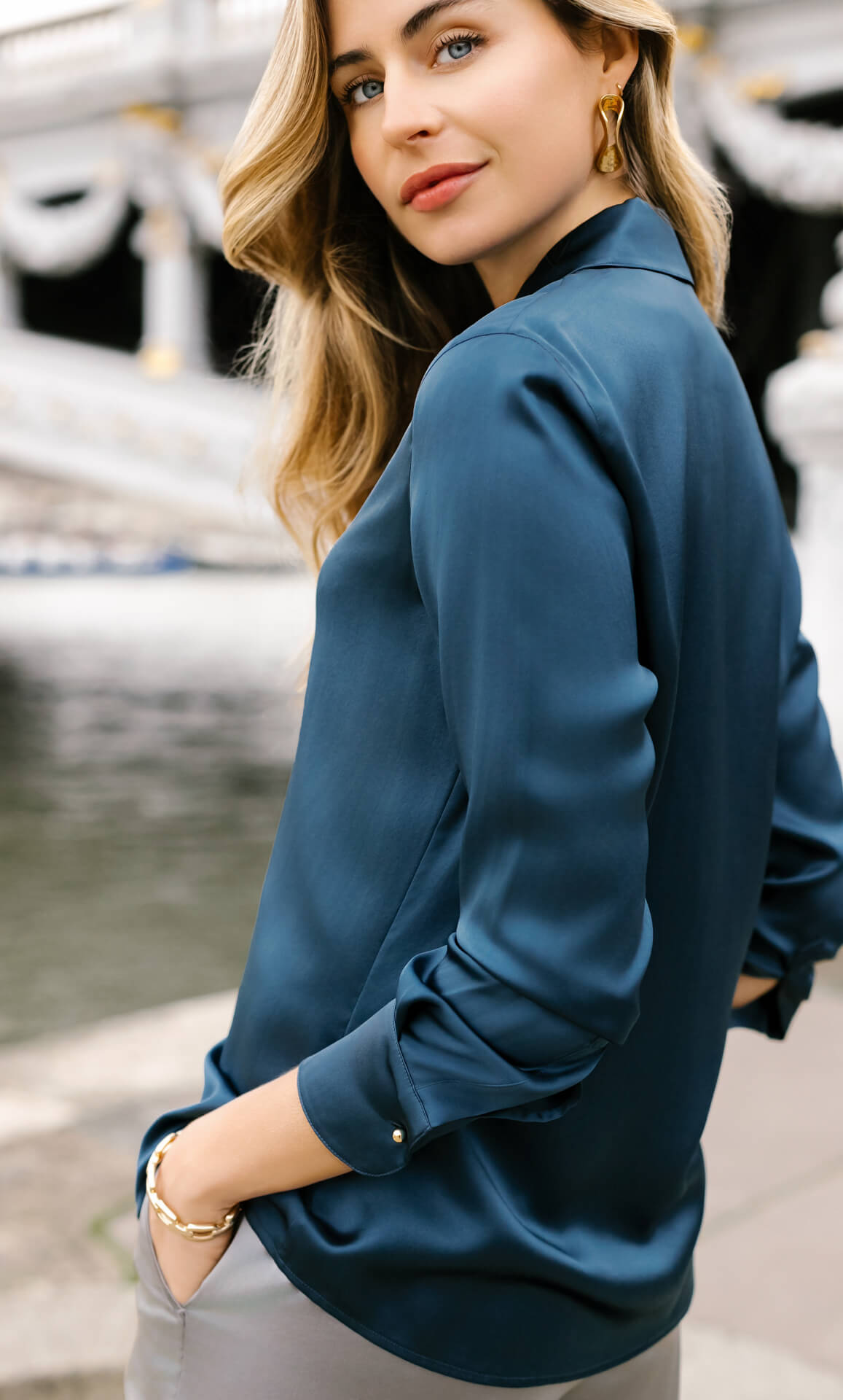 Milano Silk Blouse™ | Timeless Elegance in Motion