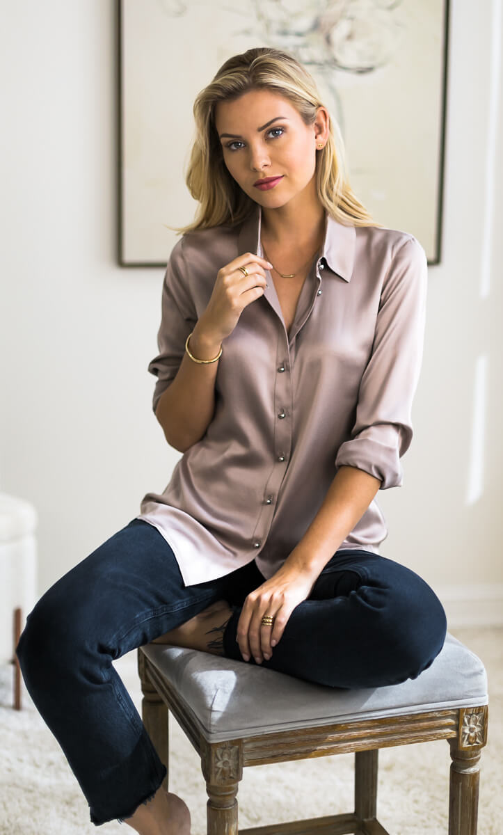 Milano Silk Blouse™ | Timeless Elegance in Motion