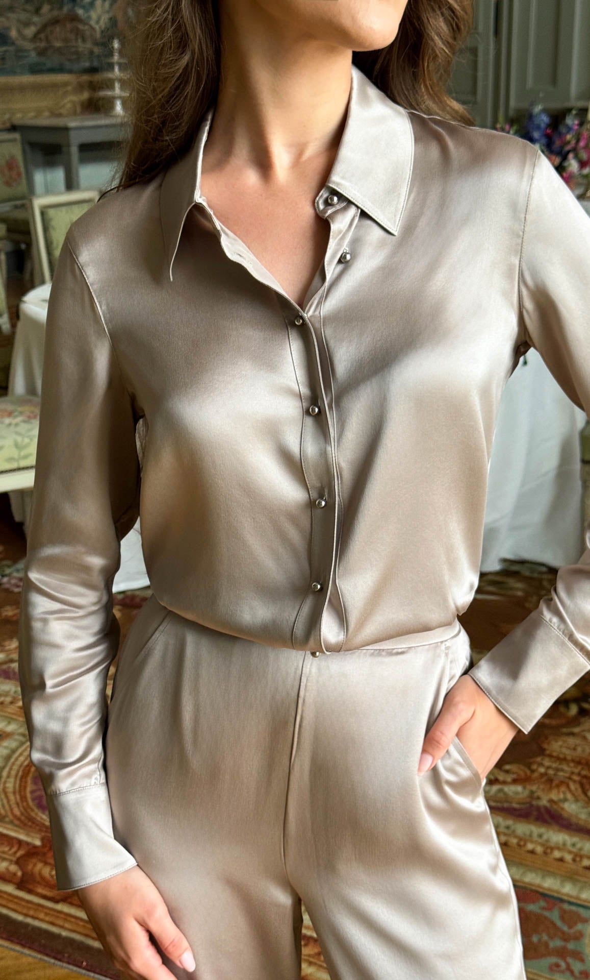 Milano Silk Blouse™ | Timeless Elegance in Motion