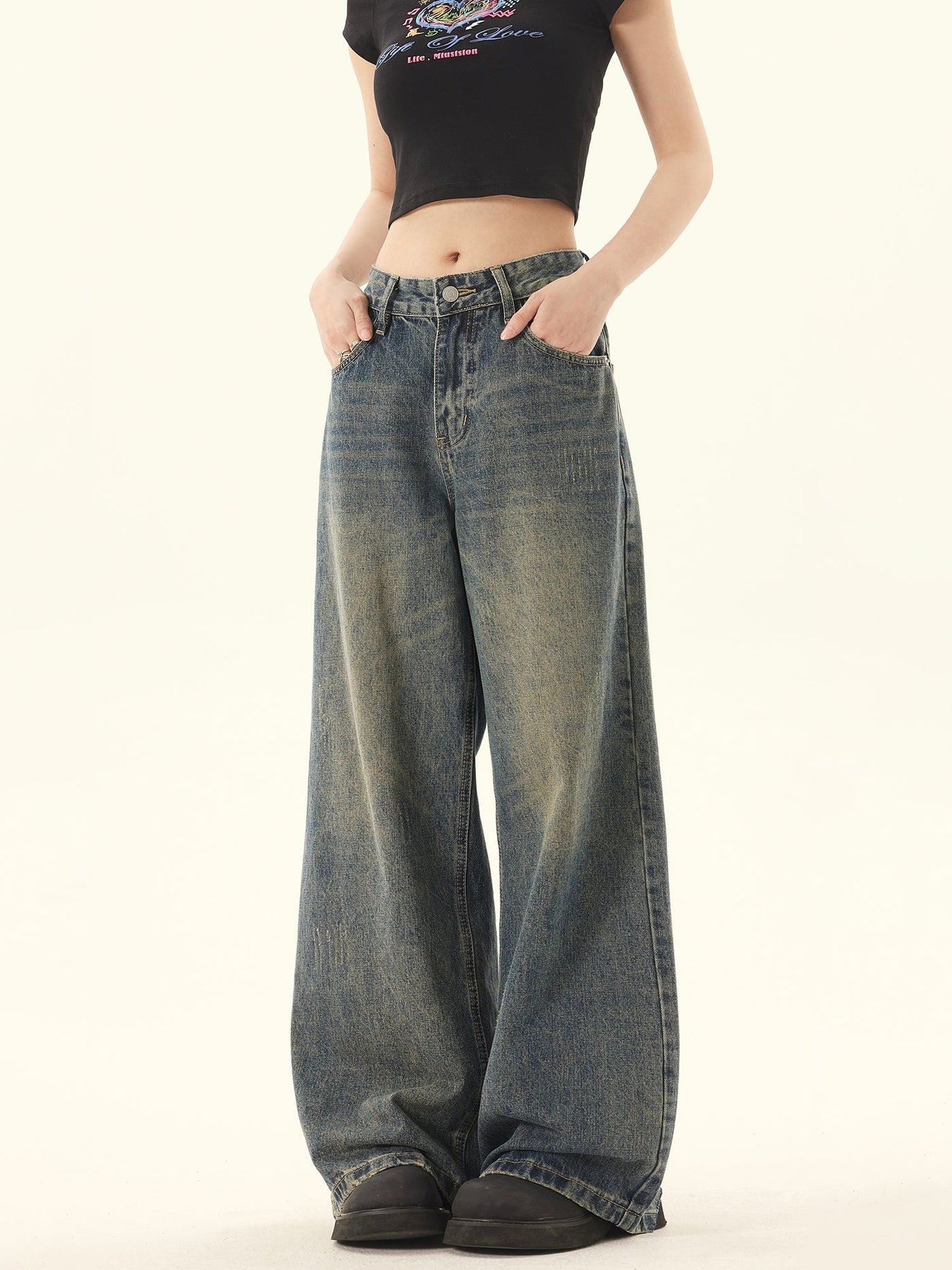 RetroMuse™ Wide Leg Jeans