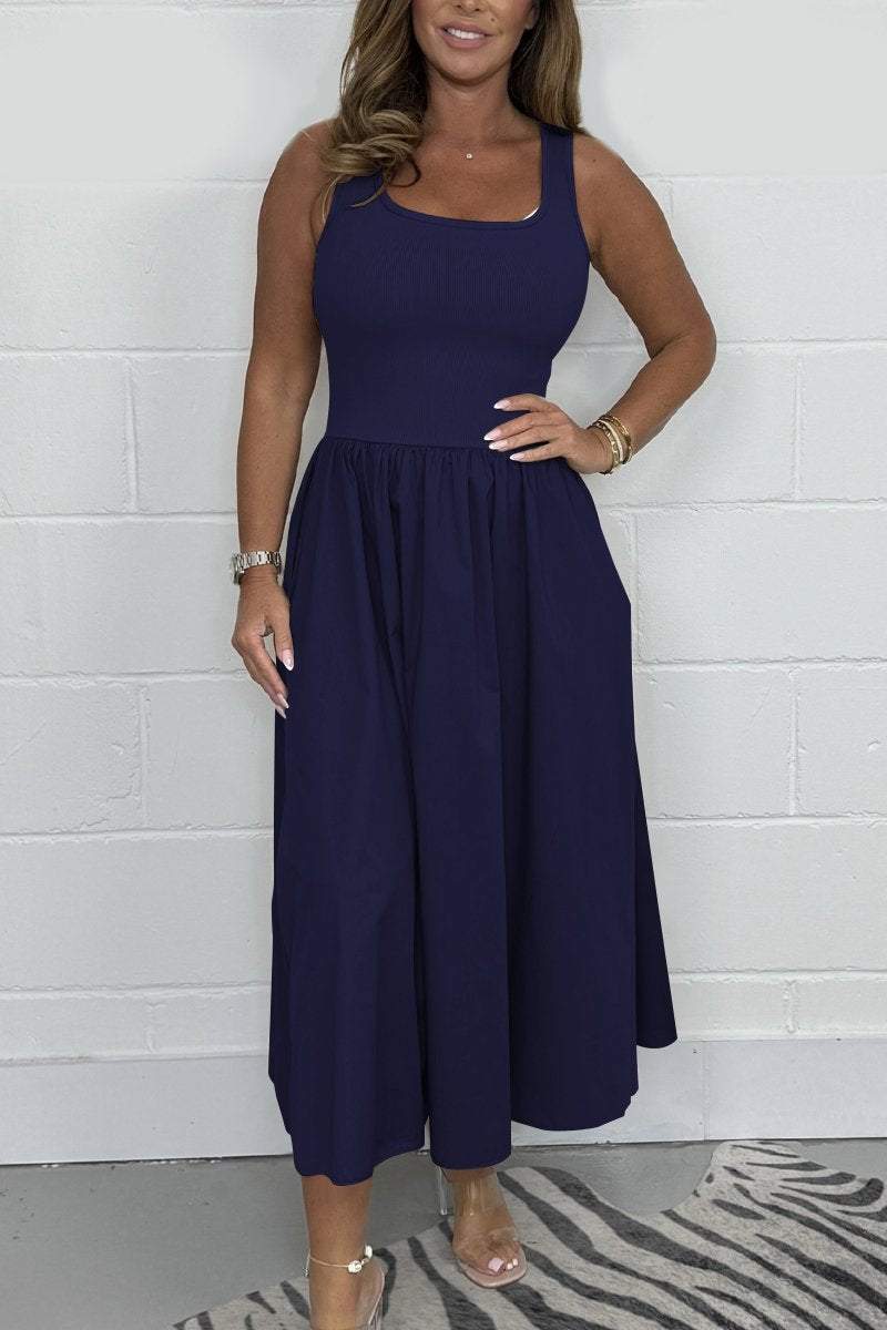 FlareGrace™ T‑Shirt Midi Dress