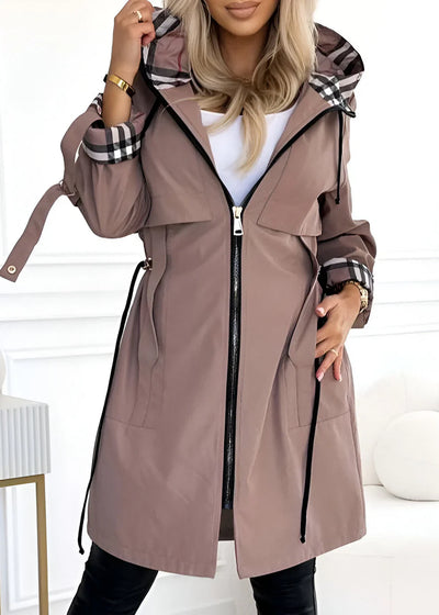 Naia™ | Trench Coat with Adjustable Waist