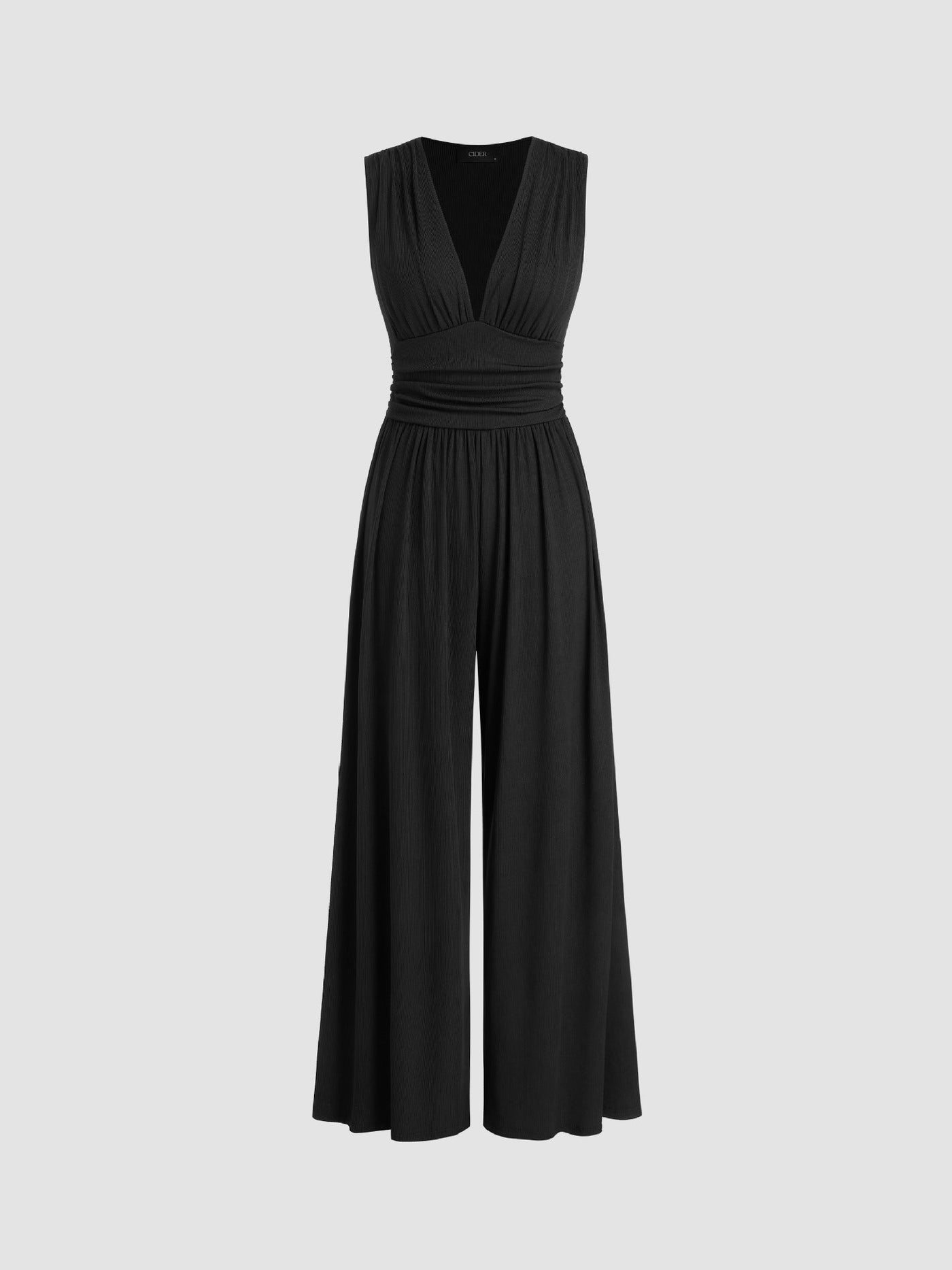Charity Luxe™ | Chic Sleeveless Wide-Leg Jumpsuit