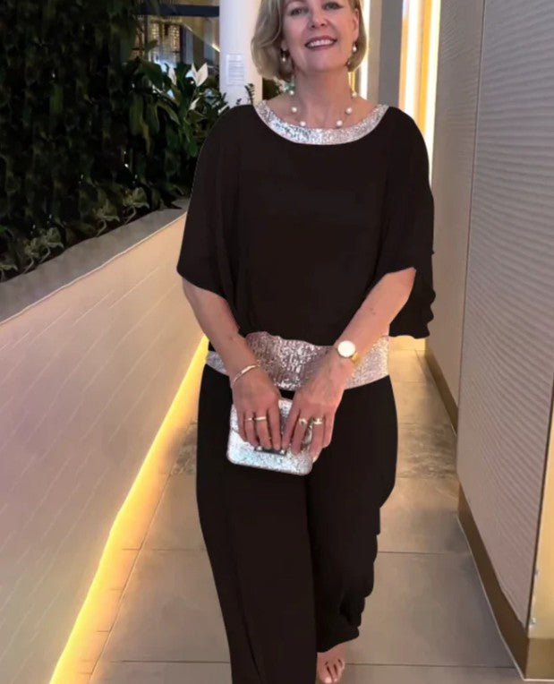 Celviera – Sequined Two-Piece Set