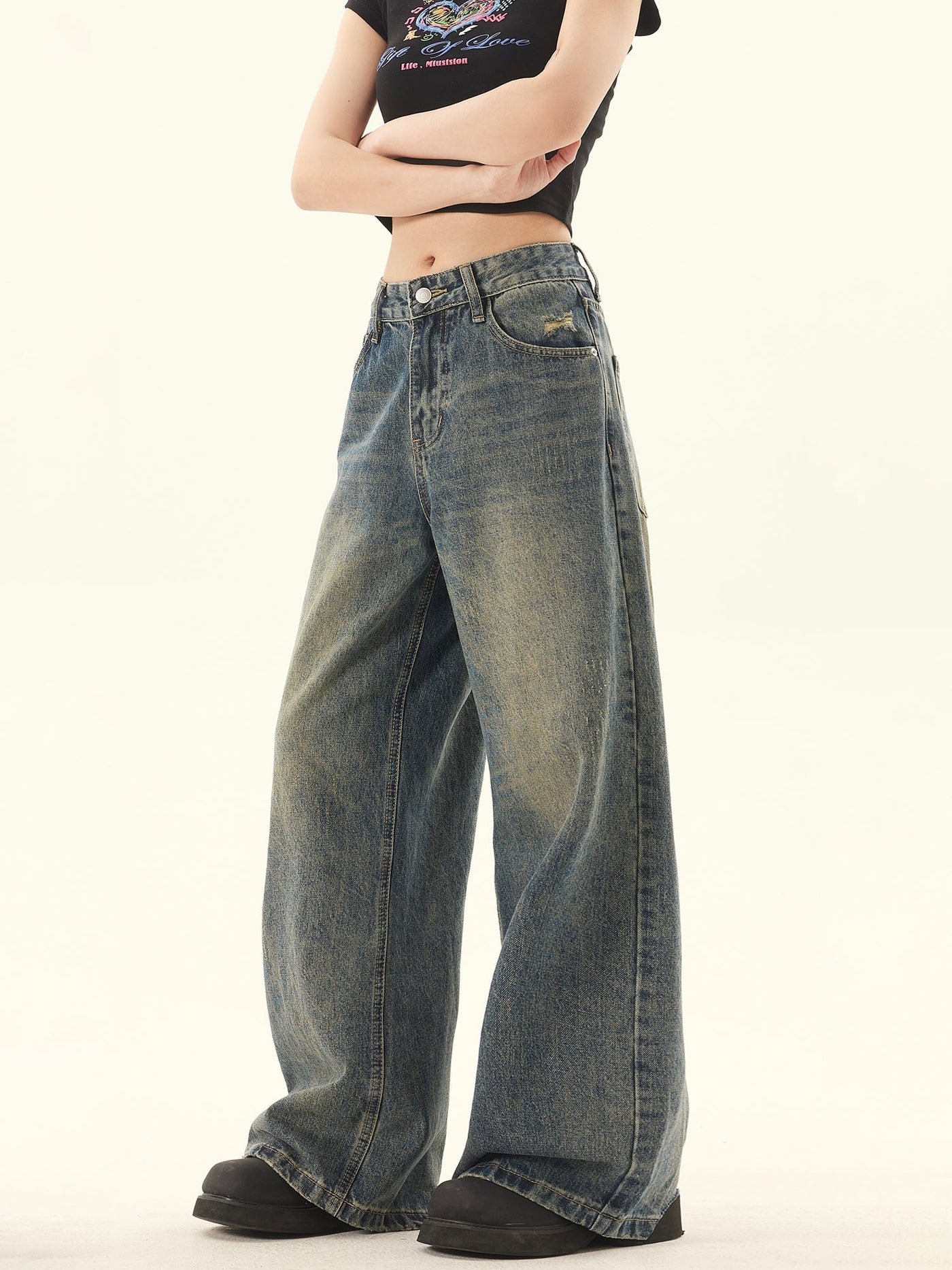 RetroMuse™ Wide Leg Jeans