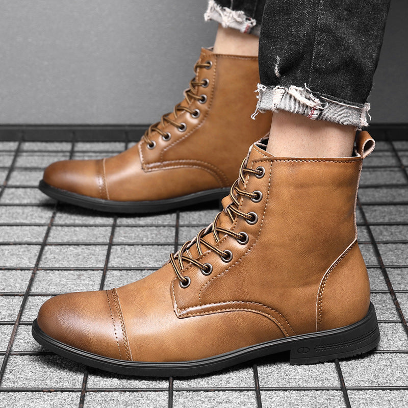 Morgan™ | Faux Leather Ankle Boots