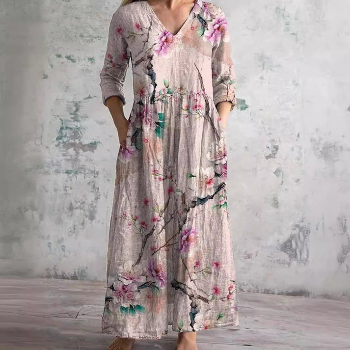 Elegant Floral Dress