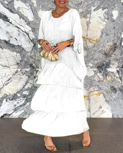 MeadowWhisper™ Chiffon Wrap Dress