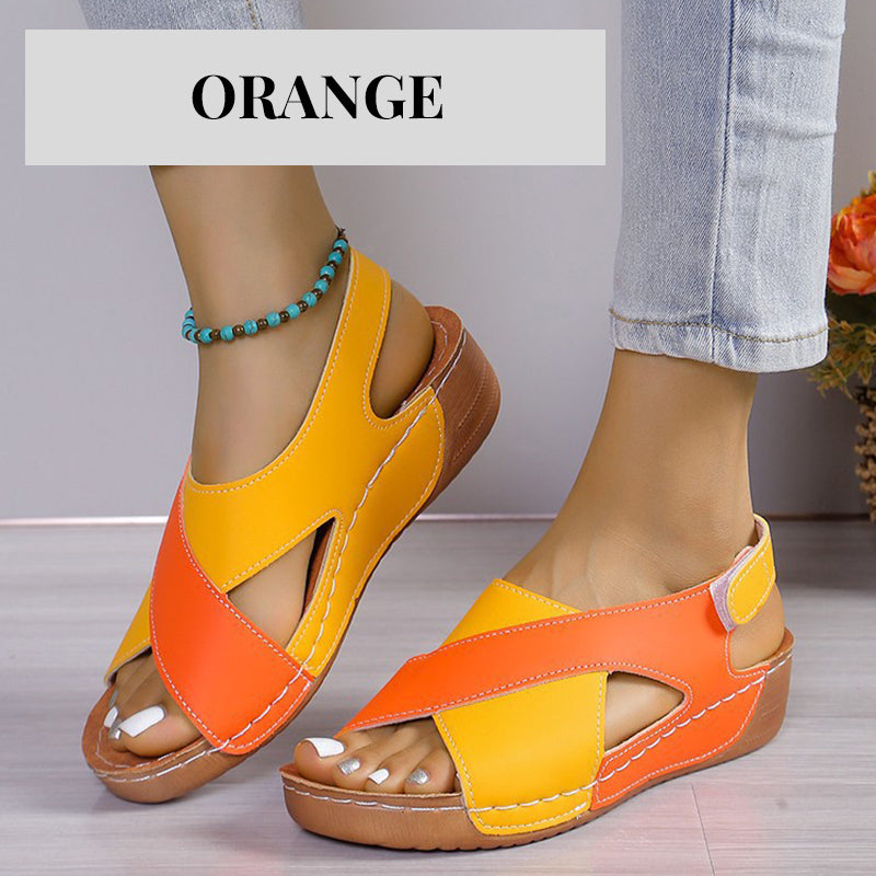 OrthoEase™ Slanted Heel Sandals